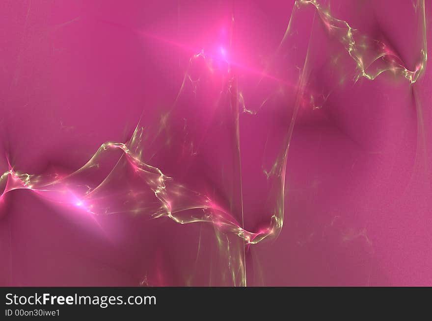 3D rendered fractal abstract background.