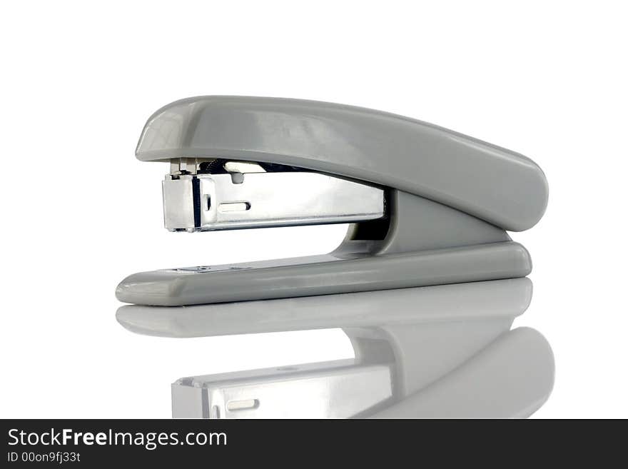 Office stapler isolated on white background