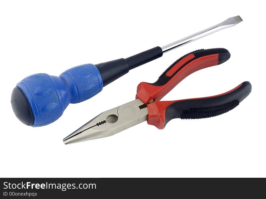 Screwdriver And Pliers