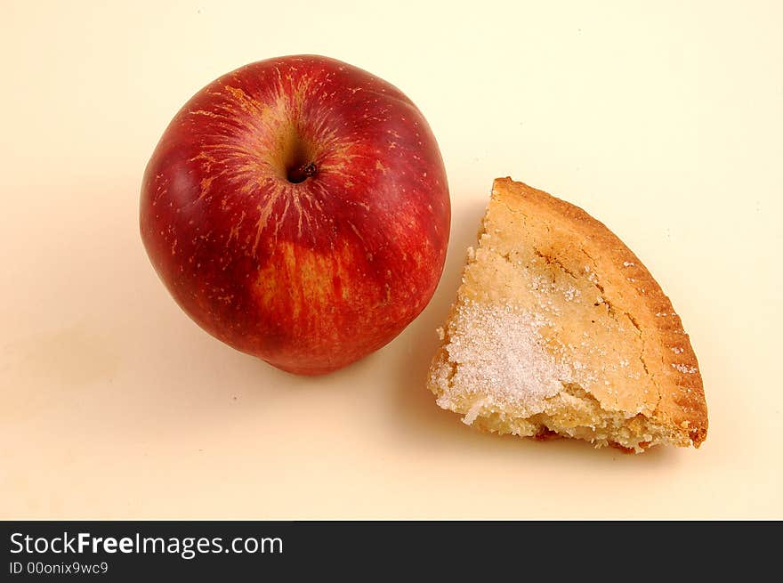 Apple and Apple pie on a pink background.Neither apples nor the pie originally came from America, but Americans have made this dish their own. Apple pie is a longstanding symbol of America, but the dessert didn&#x27;t come from America, and neither did the apples. Apples are native to Asia and have been in America about as long as Europeans have.