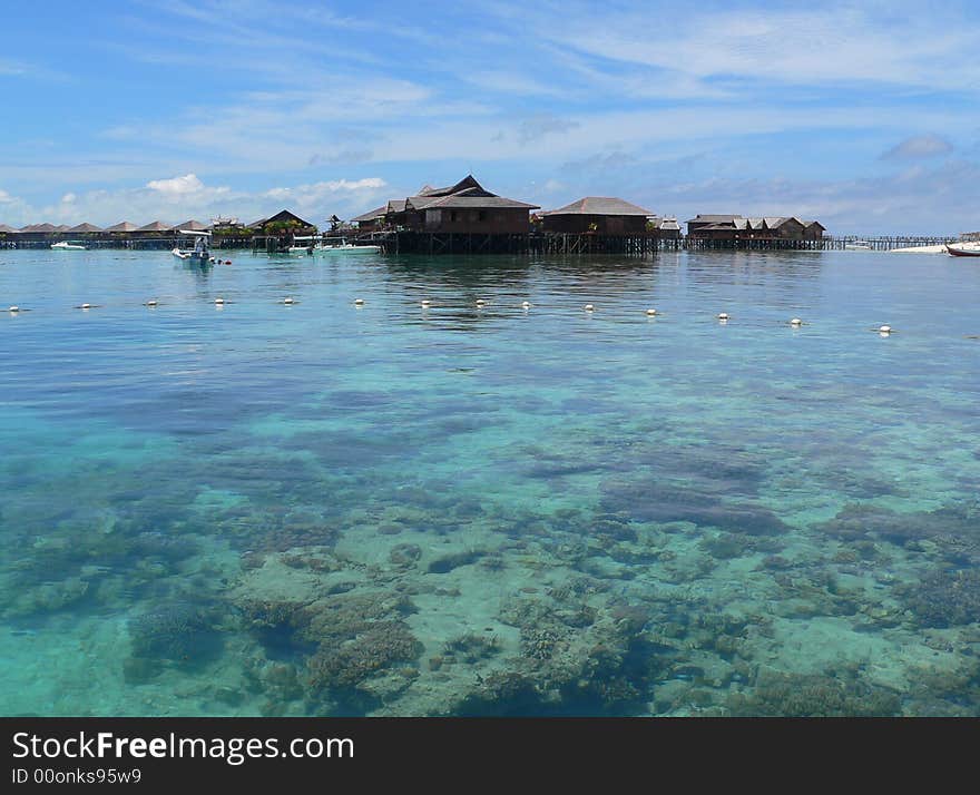 Mabul is located just a few minutes from Sipadan by Fast Borneo Divers Speedboats. Though physically close, the diving at Mabul is completely different. Mabul's forte lies in the tiny rare creatures that can be found in the sand, rubble and fringing coral reef near the island. This is sometimes called Muck Diving. Don't expect to see all the Big Stuff that can be found at Sipadan, but if fantastic colorful creatures and Macro Photography are your style, you'll love Mabul. Mabul is located just a few minutes from Sipadan by Fast Borneo Divers Speedboats. Though physically close, the diving at Mabul is completely different. Mabul's forte lies in the tiny rare creatures that can be found in the sand, rubble and fringing coral reef near the island. This is sometimes called Muck Diving. Don't expect to see all the Big Stuff that can be found at Sipadan, but if fantastic colorful creatures and Macro Photography are your style, you'll love Mabul.