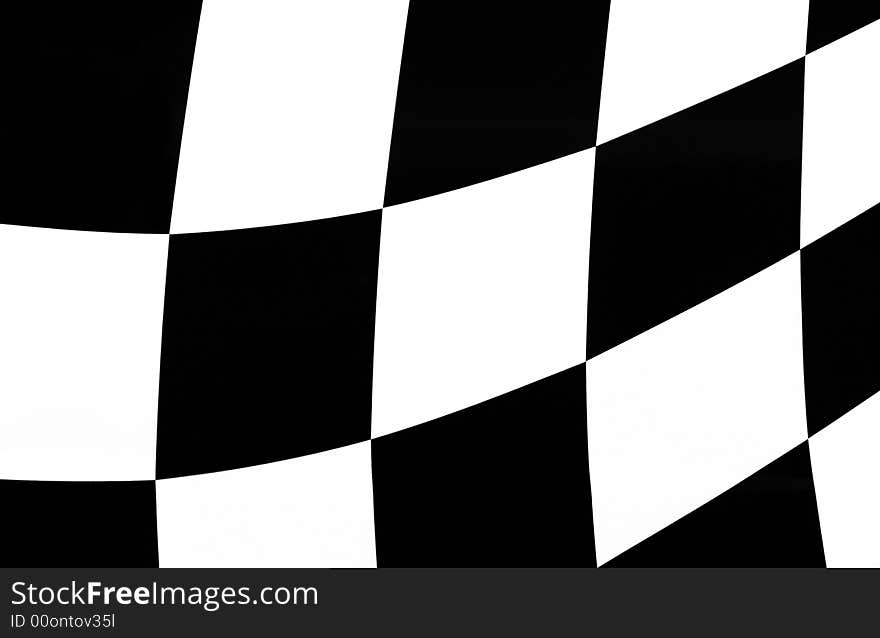 Wavy chess flag suitable for background