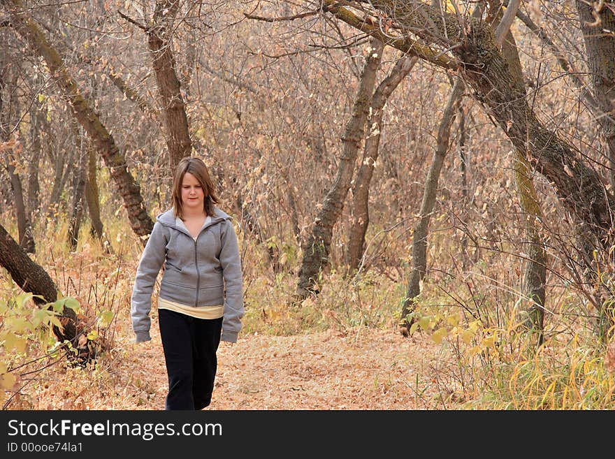 Girl Approaching