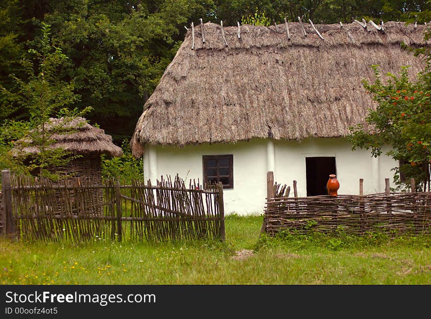 Traditional ukrainian house