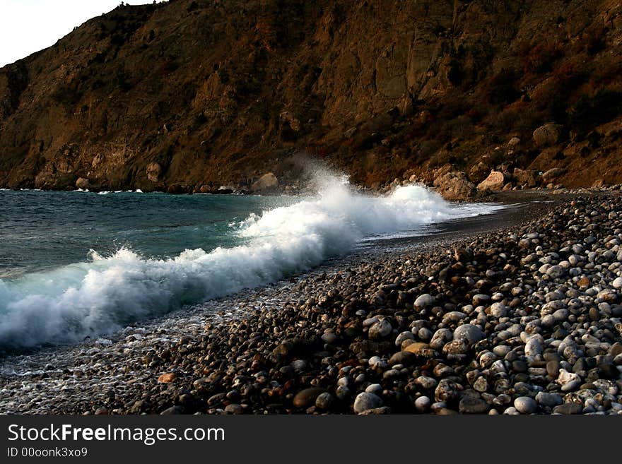 Wave in Crimea