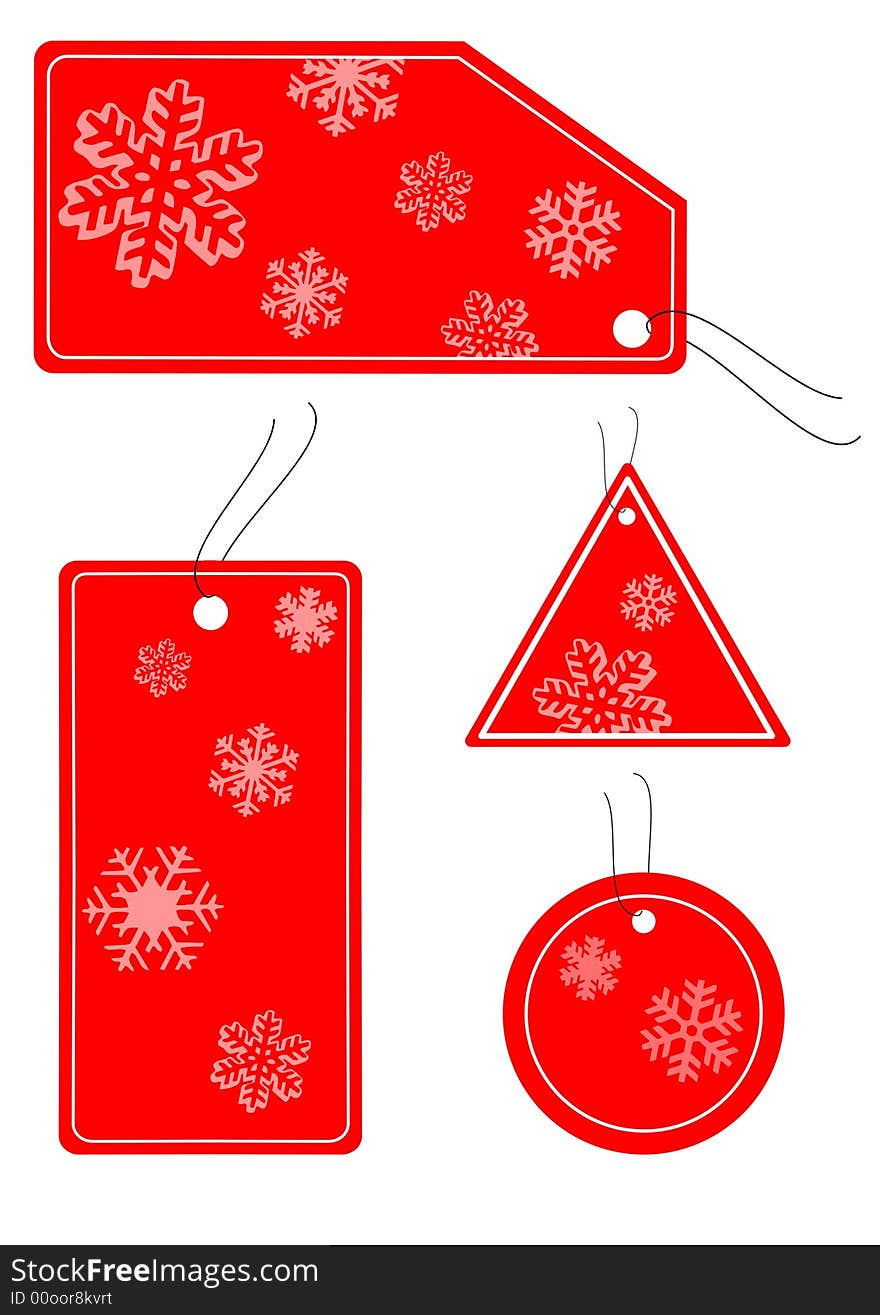 Seasonal sales labels