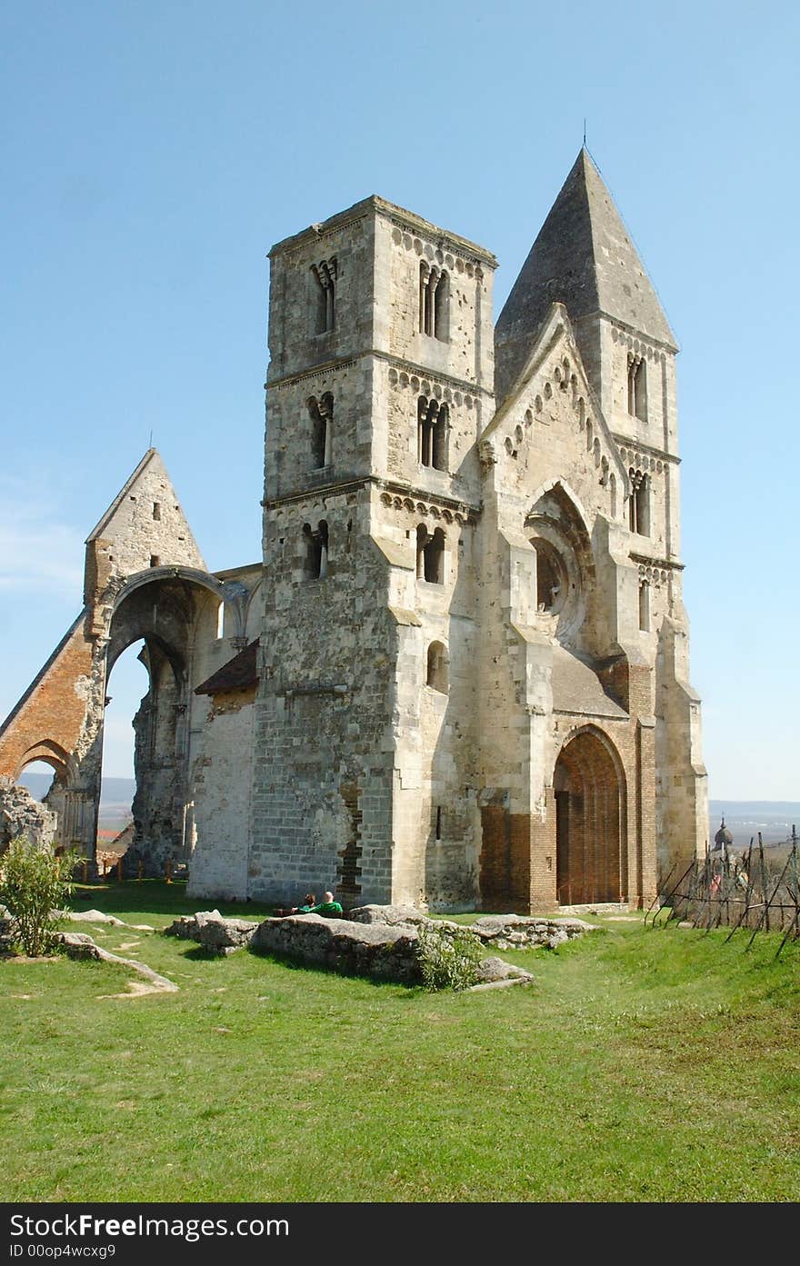 Ruin church in the mountain