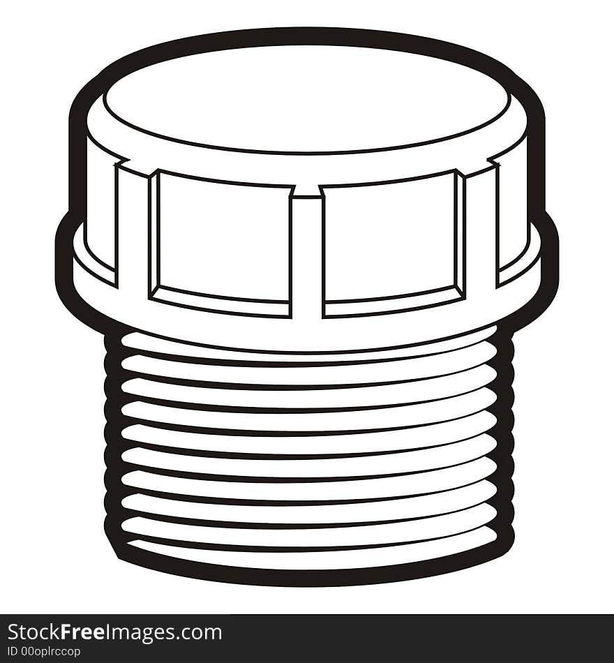 Nut with screw thread