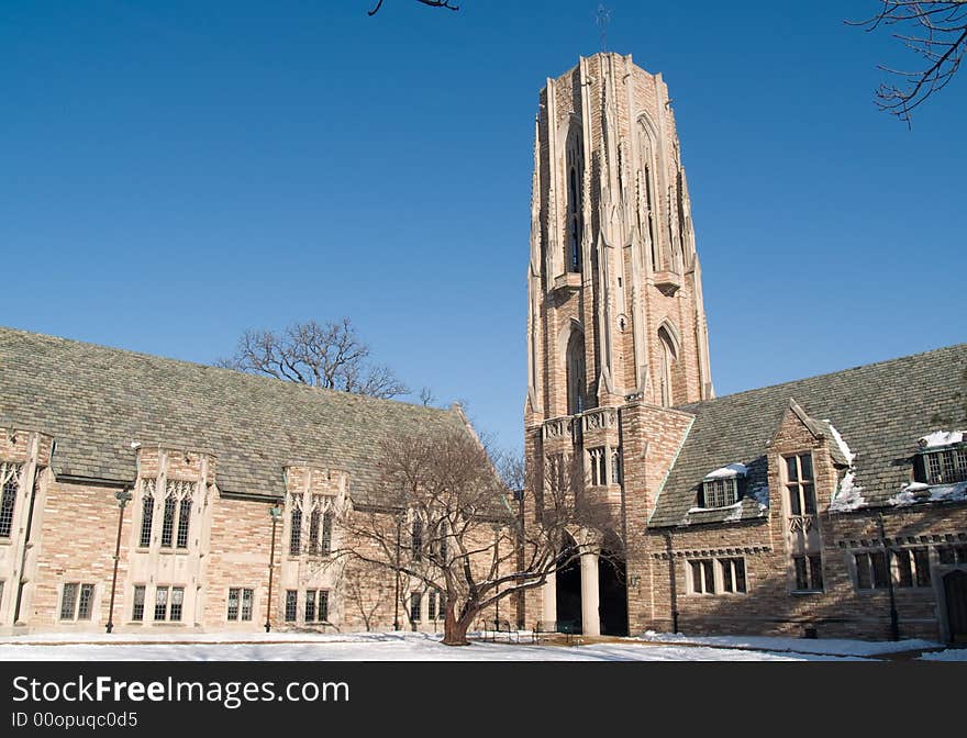 Gothic Tower Snow