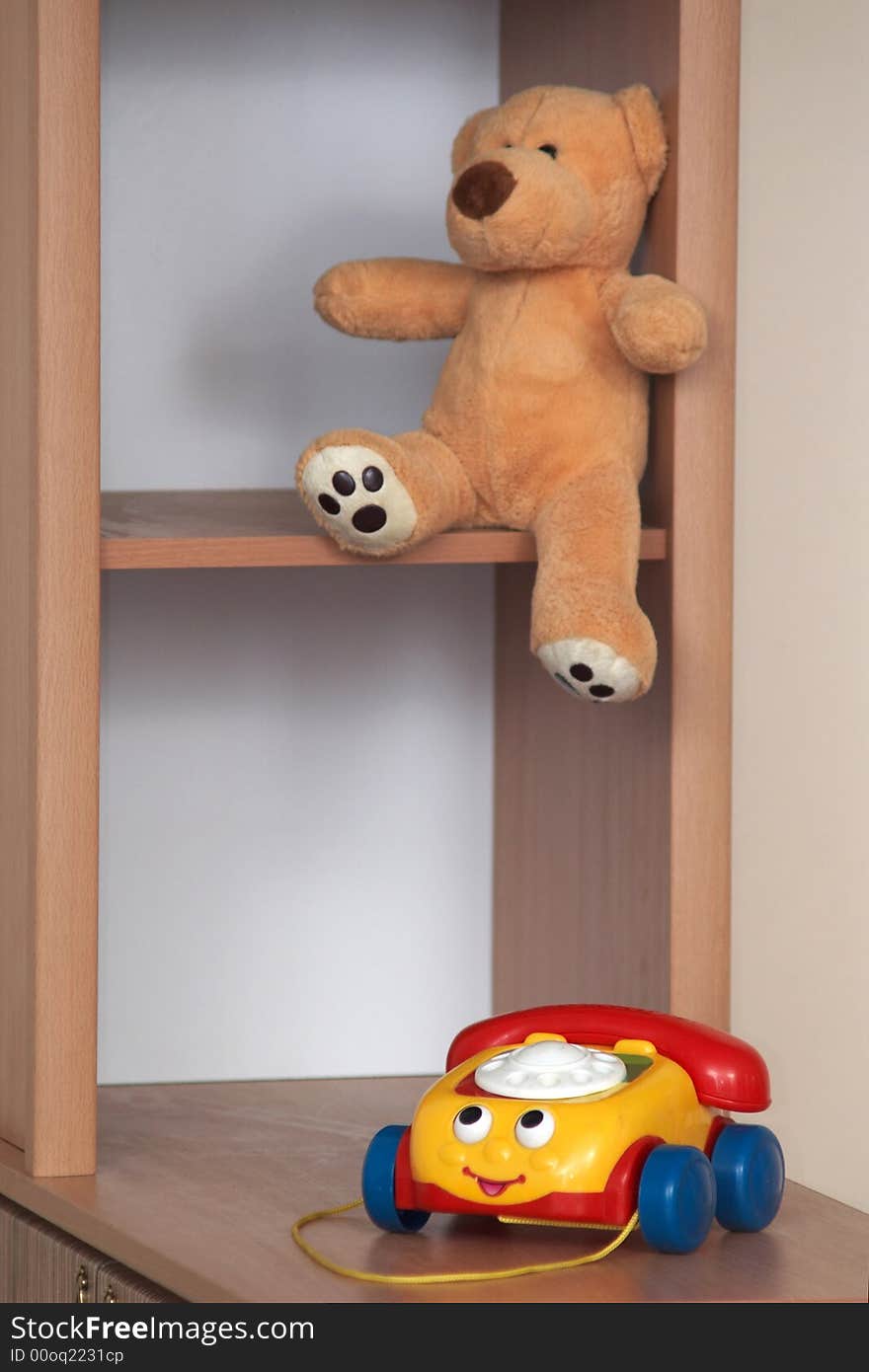 An image of toys in baby-room