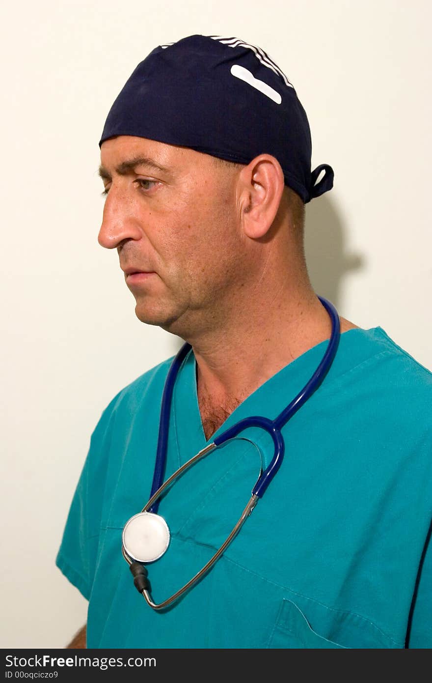 Portrait of a doctor at work