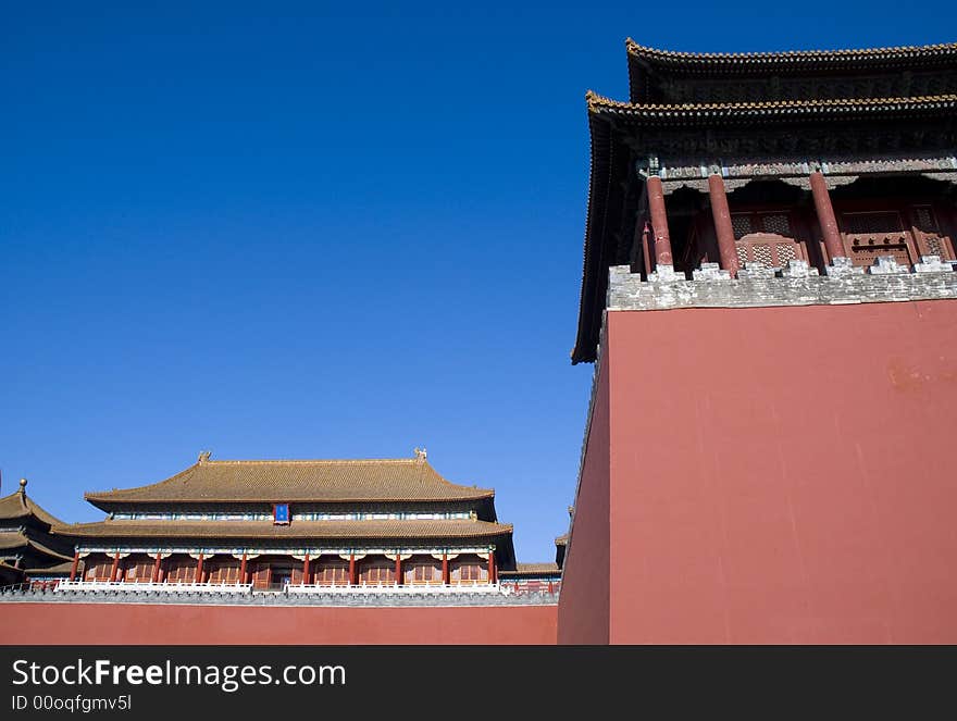 One castle named wumen of purple forbidden city