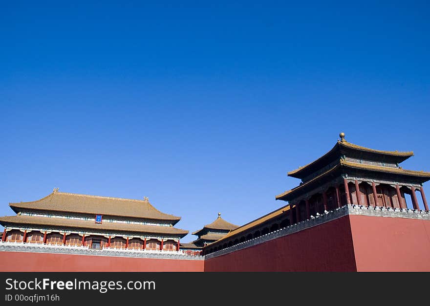 One castle named wumen of purple forbidden city