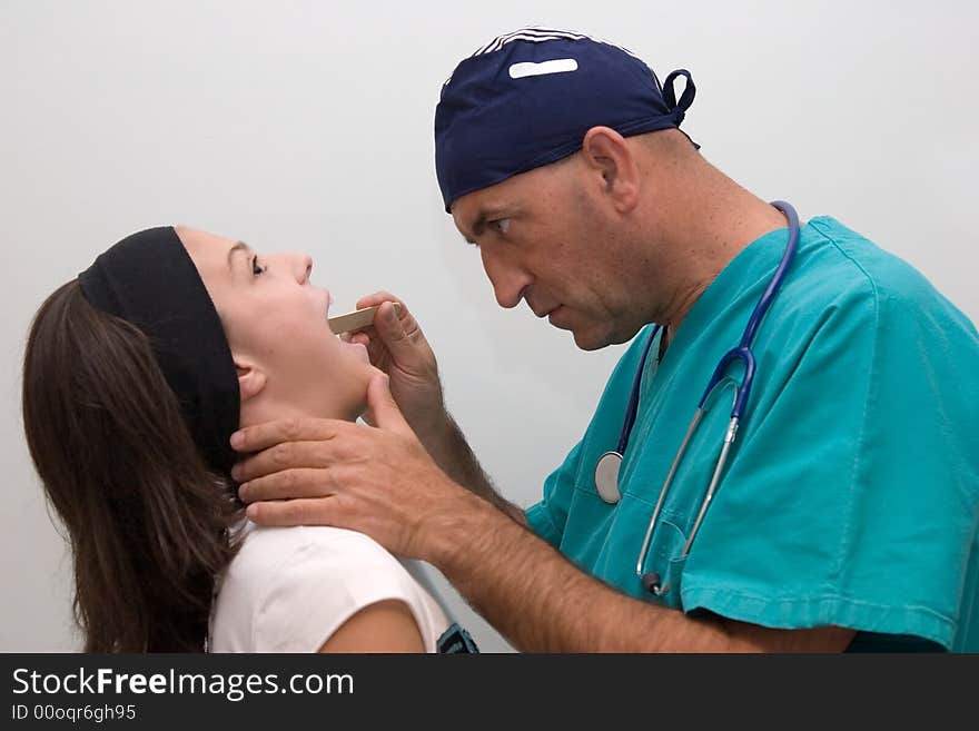 Portrait of a doctor at work