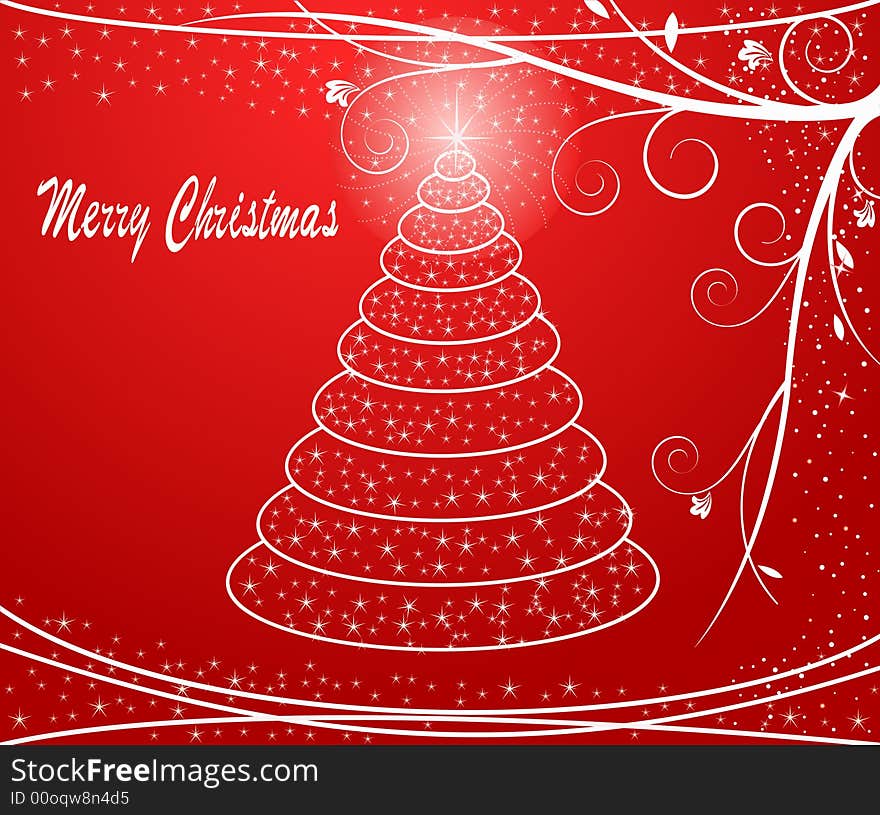 Christmas abstract Background vector illustration