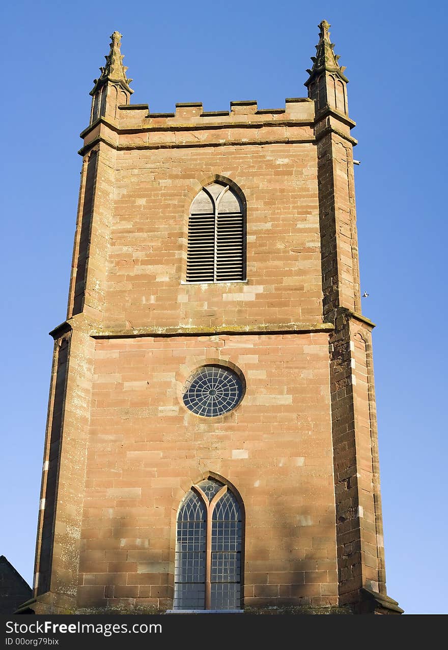 View of Hanbury church Worcestershire, England.  The setting for the fictional village of ambridge in the radio serial the archers.