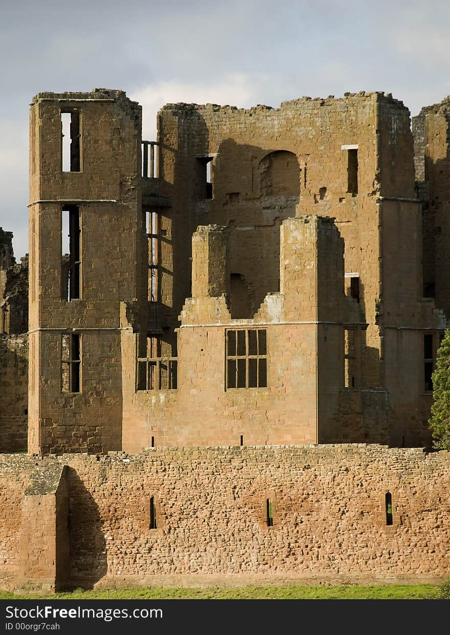 A view of Kenilworth castle Warwickshire England.