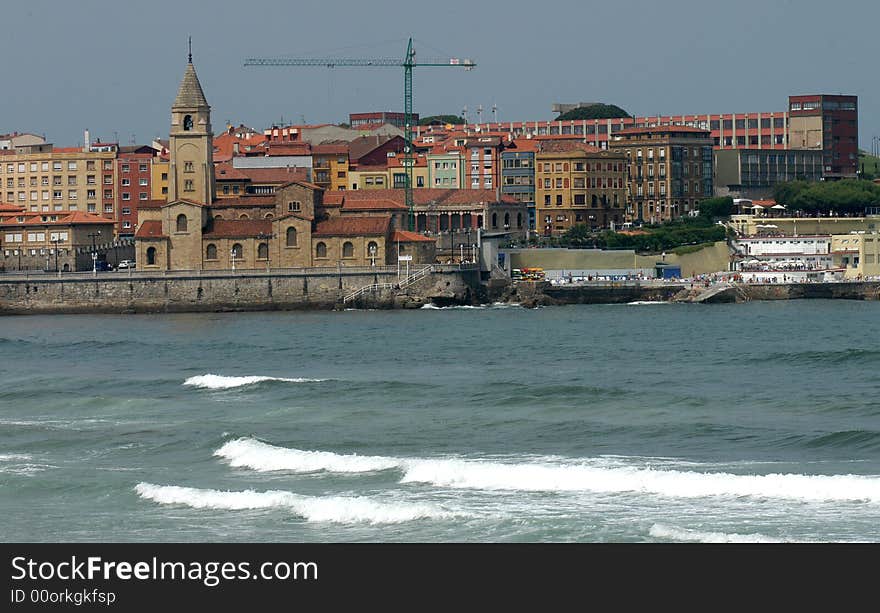 Town On Seaside- Spain