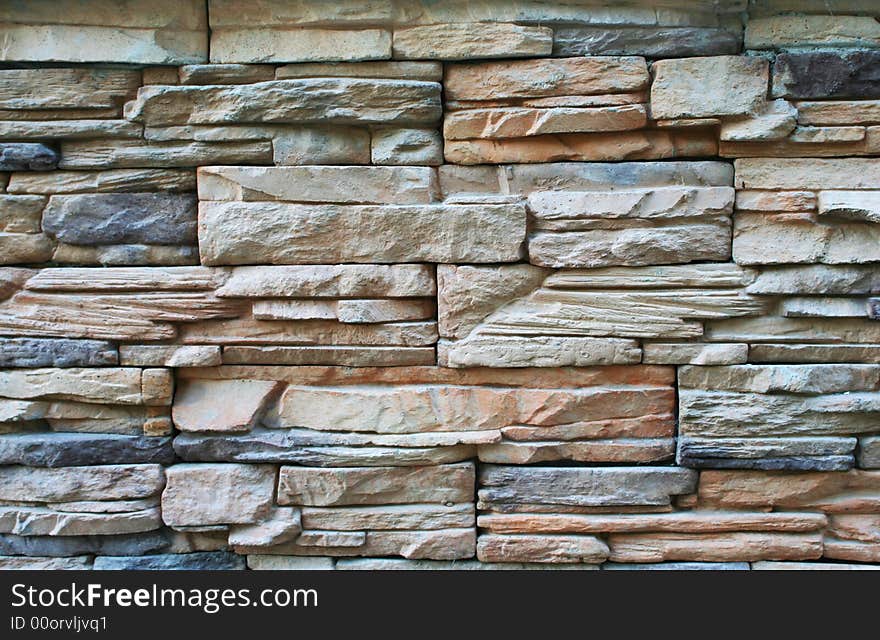 Background of texture with stone lines. Background of texture with stone lines