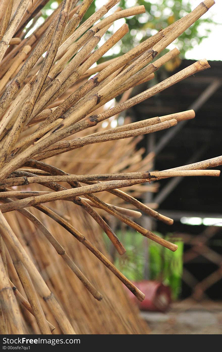 A scene at a rattan factory