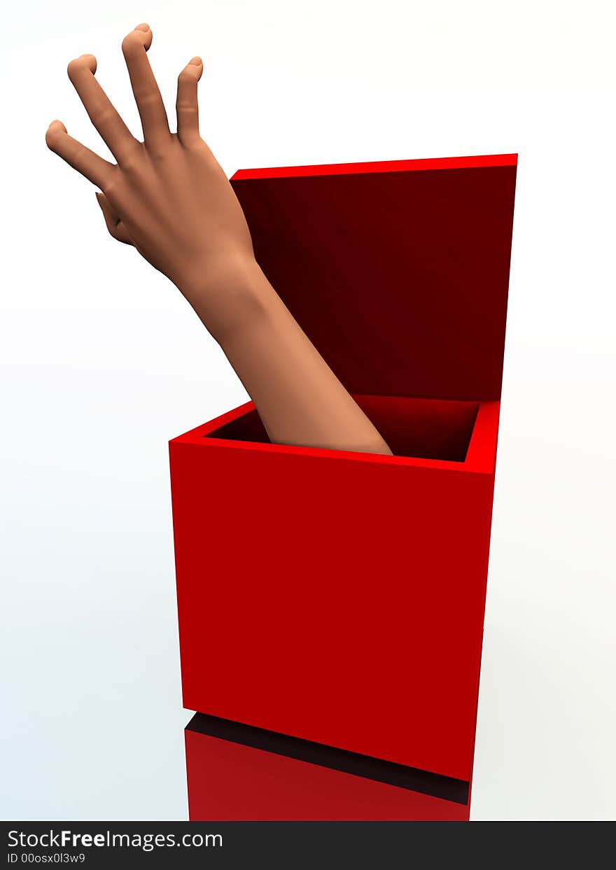 The Box With A Hand 3