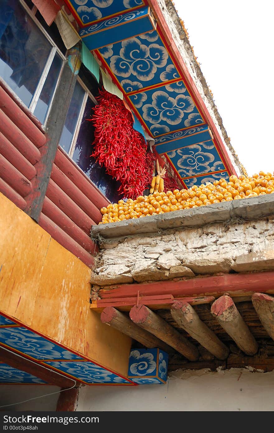 Harvest on a roof