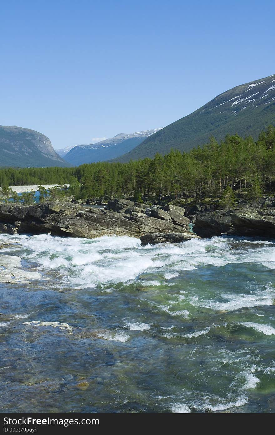 Mountain s river in Norway