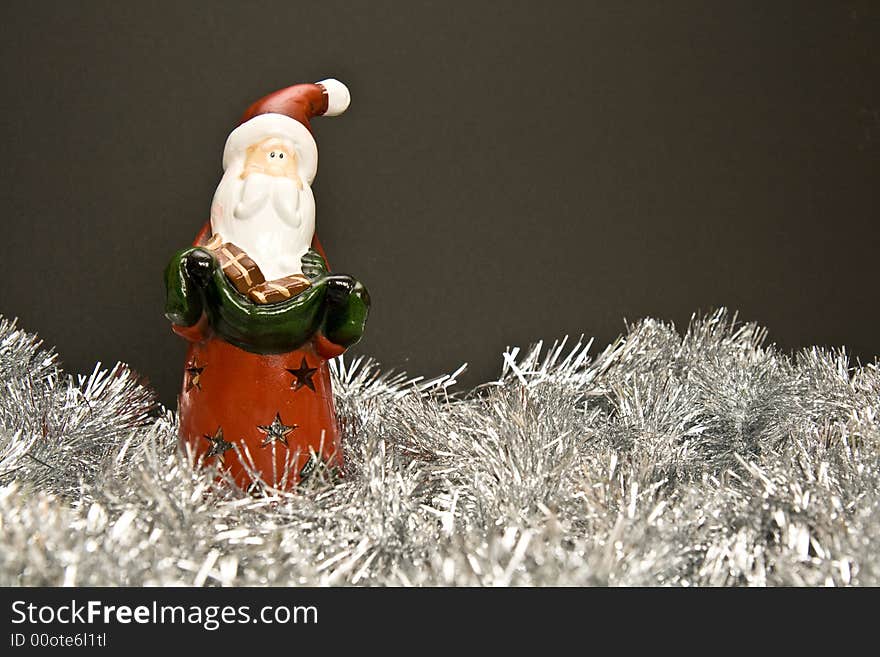 Santa Claus Ceramic Candleholder. Merry Christmas and Happy New Year. Canon 400d. Santa Claus Ceramic Candleholder. Merry Christmas and Happy New Year. Canon 400d