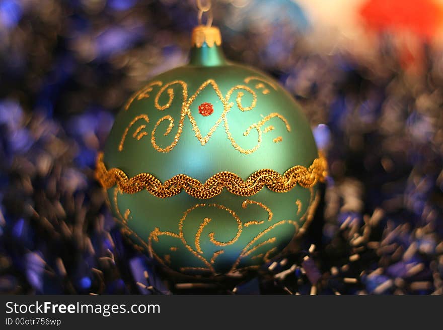 Close up of christmas decoration