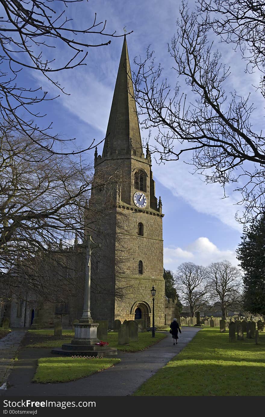 St. Mary's church, Masham, England. St. Mary's church, Masham, England