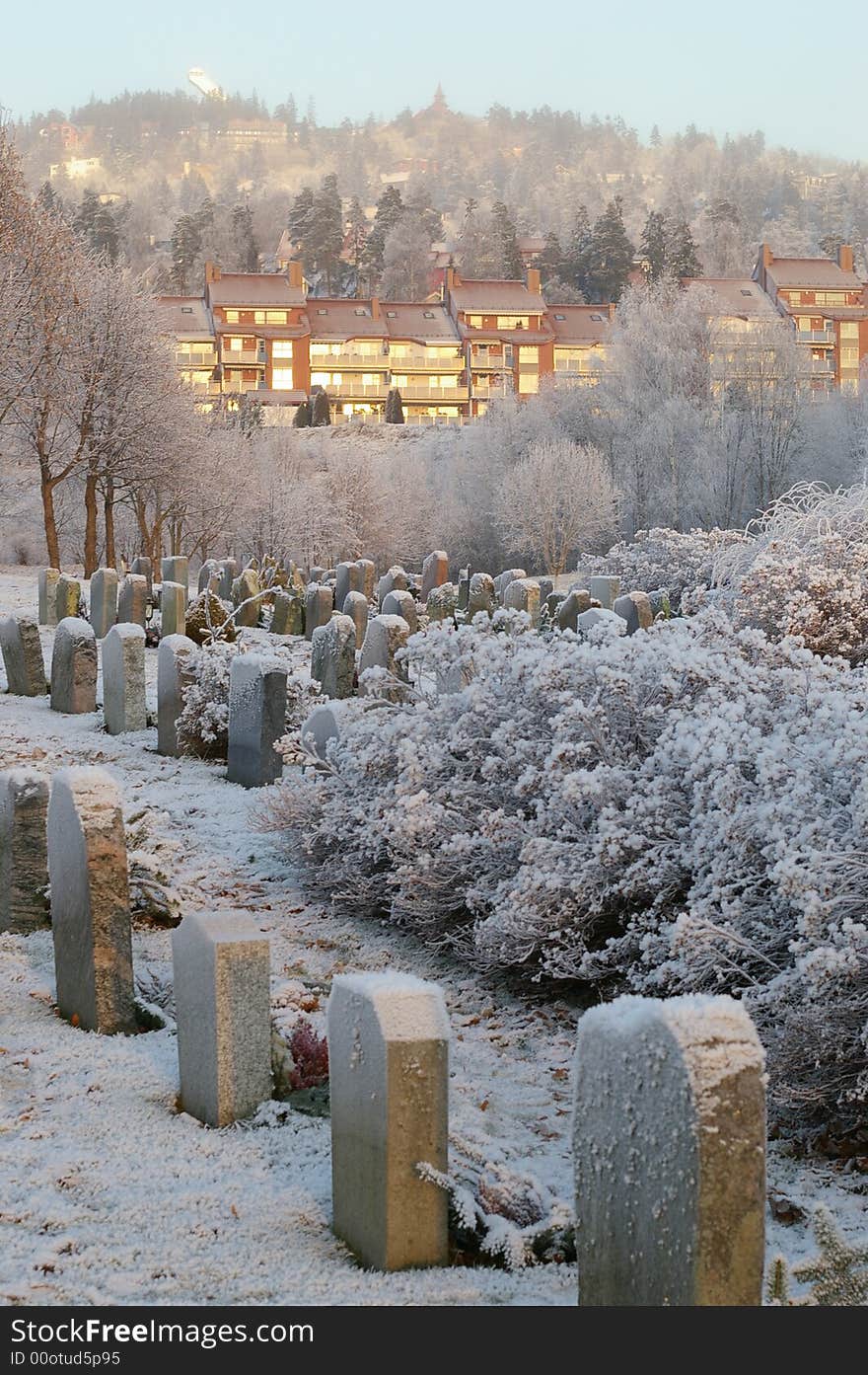 Voksen cemetery in Oslo in Norway