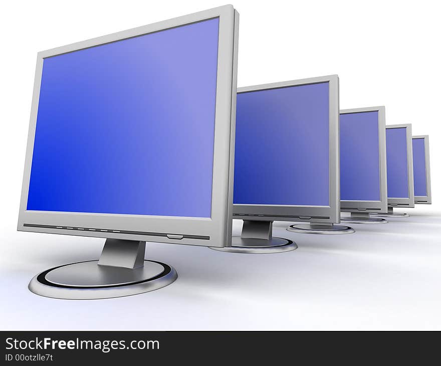 Monitors flat screen