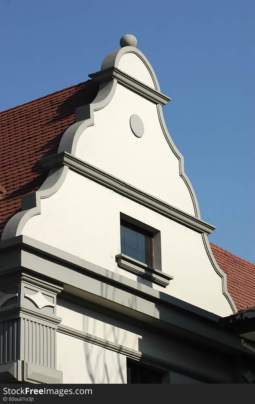 The external wall of an old western building in Tianjin City, China. The external wall of an old western building in Tianjin City, China