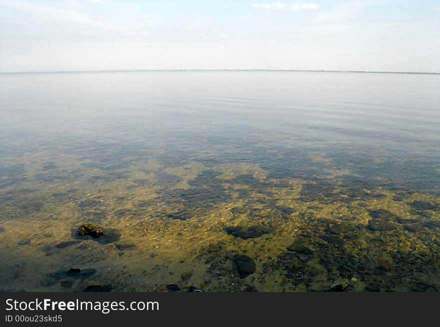 The sea in the morning