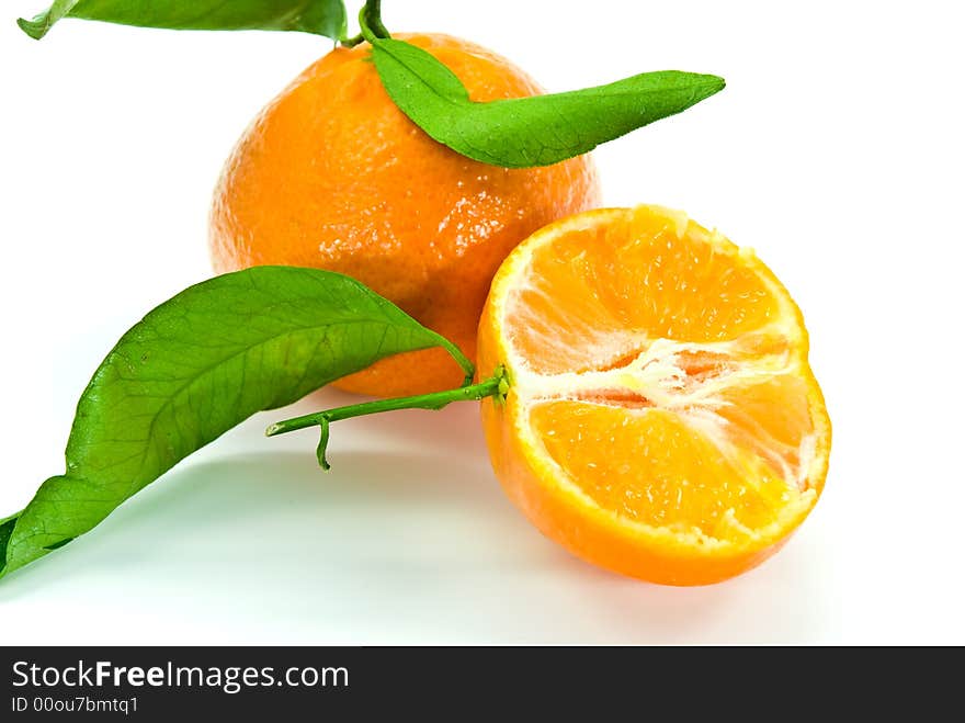 A Fresh Tangerine - Close Up