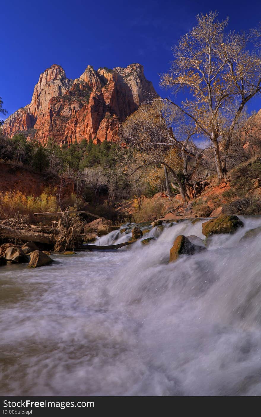 Zion Waterfall