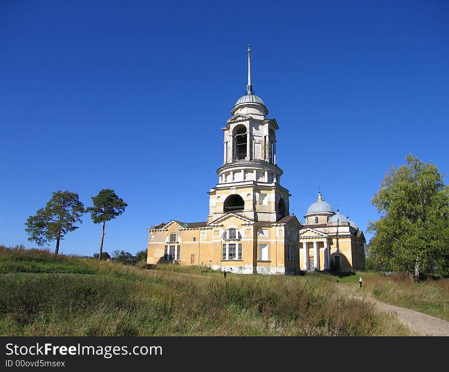 Temple in a fortress Staritca. Russia. Temple in a fortress Staritca. Russia