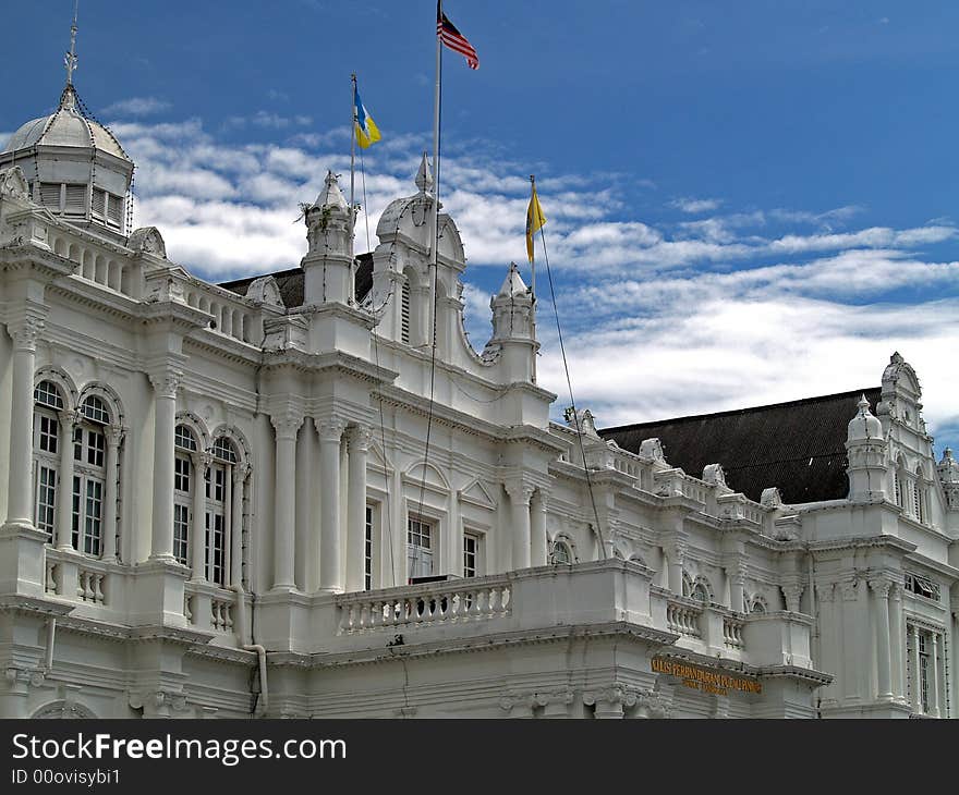 British colony building