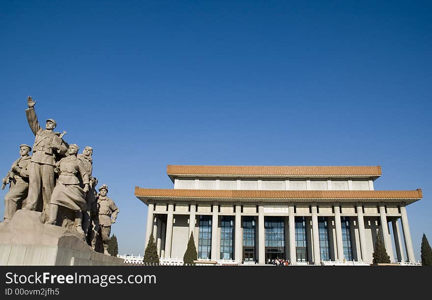 Chairman Mao Memorial and Sculpture