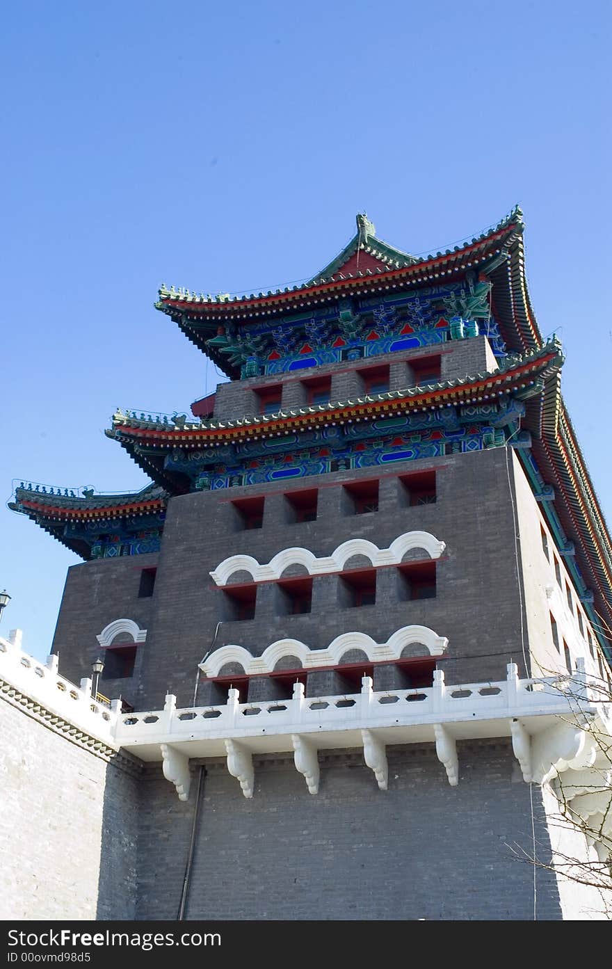 Zheng yang men Castle in beijing china