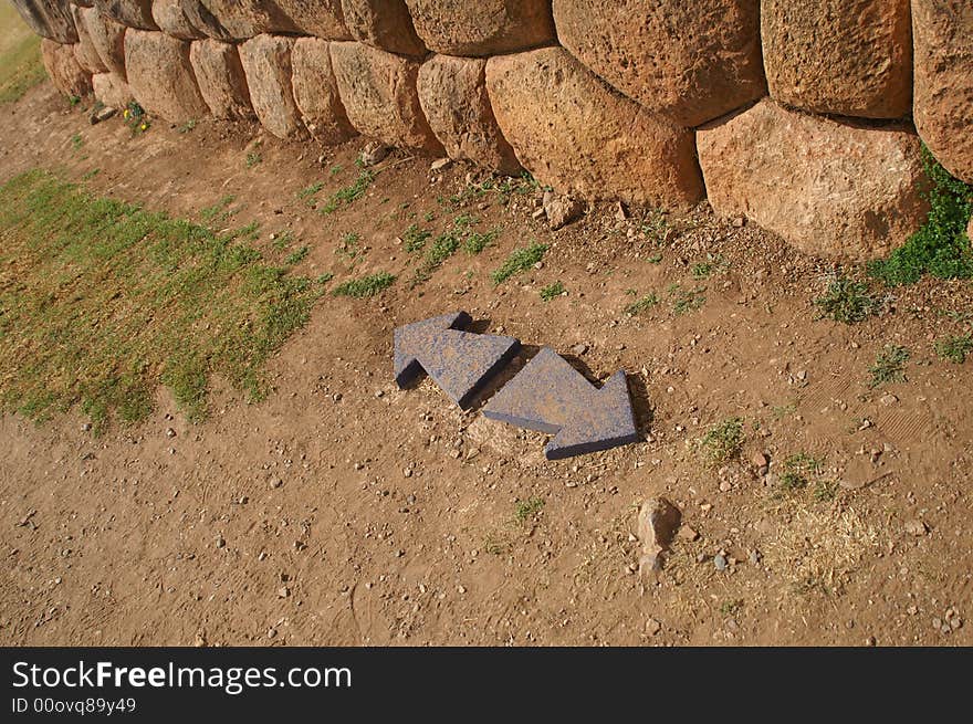 Inca castle ruins in Chinchero