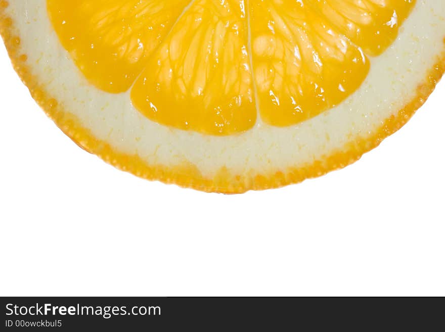 Close-up of an orange slice