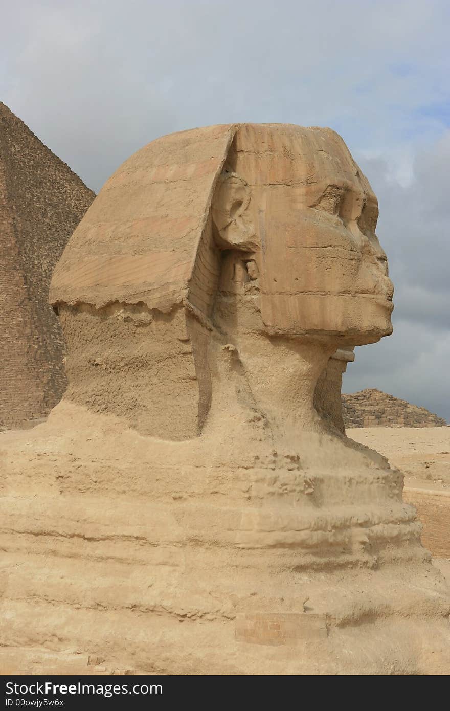 Sphinx, Cairo Egypt, One of the most recognizable historical symbols.