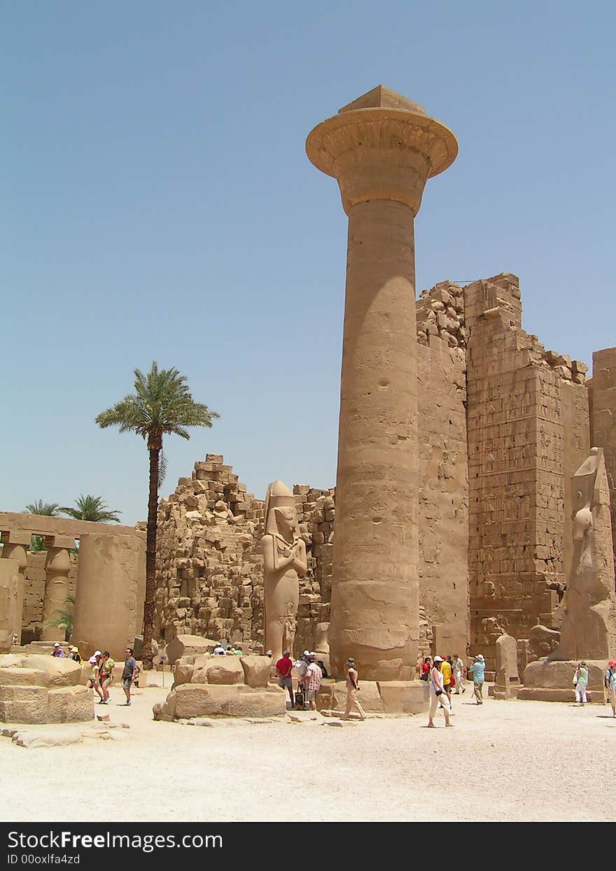 Most popular egyptian tample in Luxor. Most popular egyptian tample in Luxor.