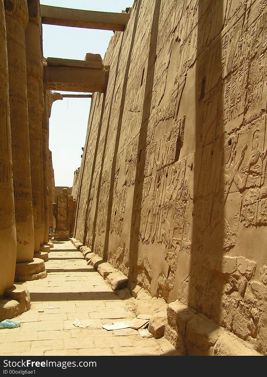 Luxor temple in Egypt