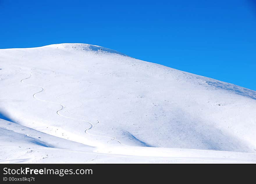 Majestic winter landscape