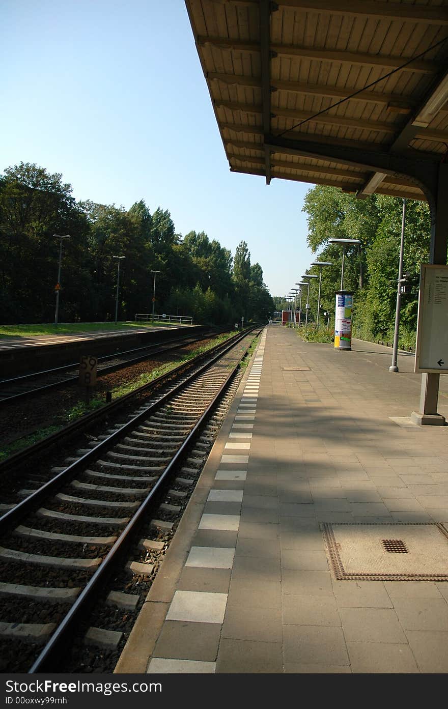 The railway station