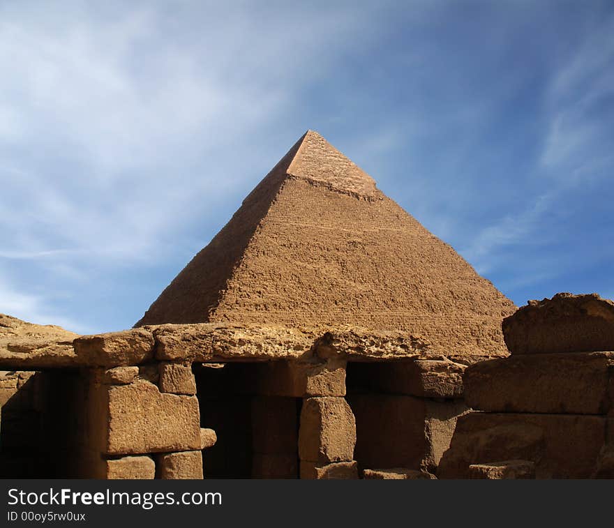 Pyramid in Cairo Giza - Egypt. Pyramid in Cairo Giza - Egypt