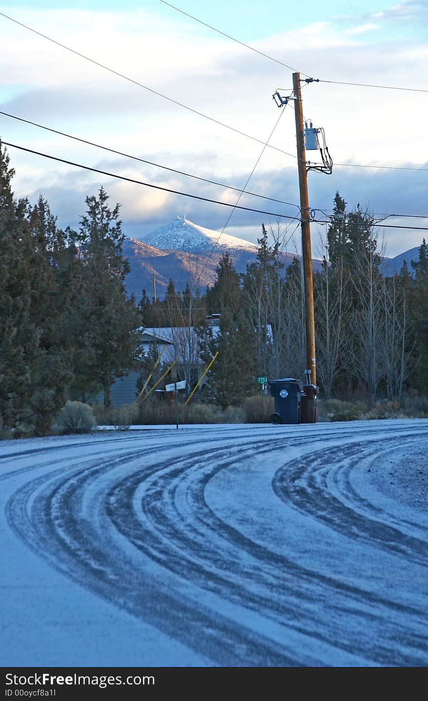 Road And Mountain