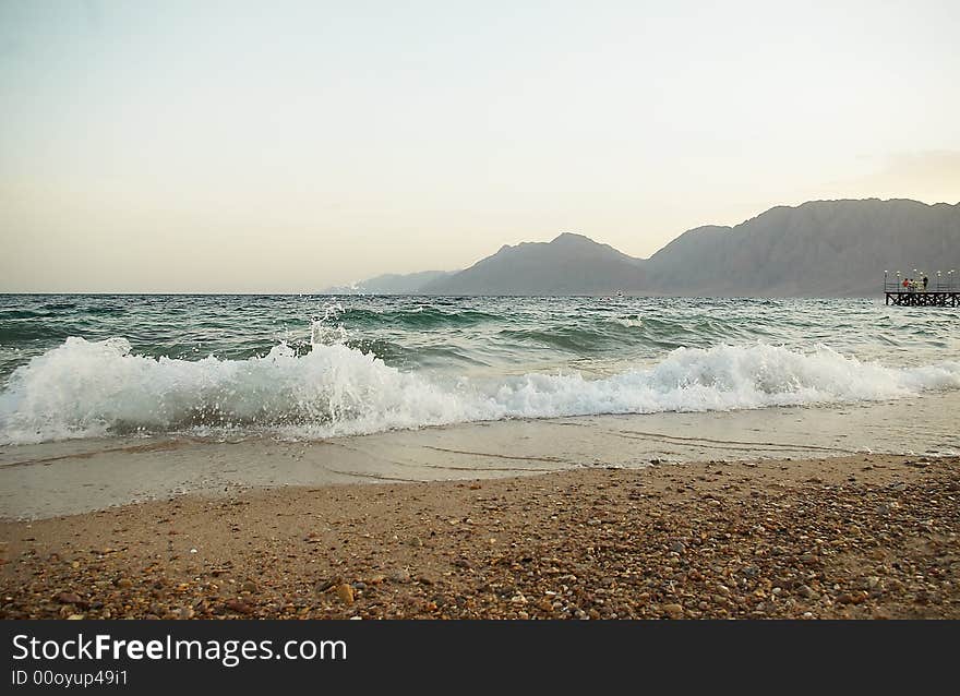 Red sea, Egypt, beach, Nuweiba. Red sea, Egypt, beach, Nuweiba